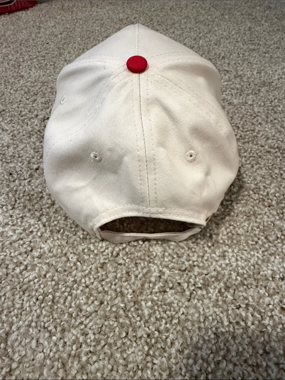 Red and White 'It's A Bad Day To Be A Hotdog' Cap